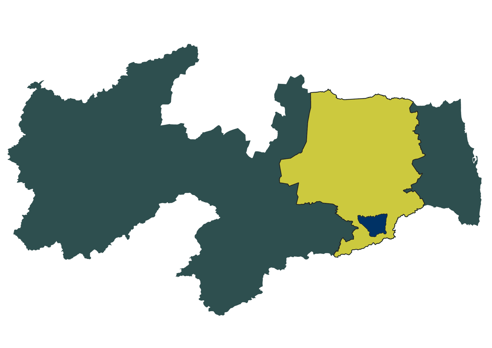 Mapa da Área de Atuação